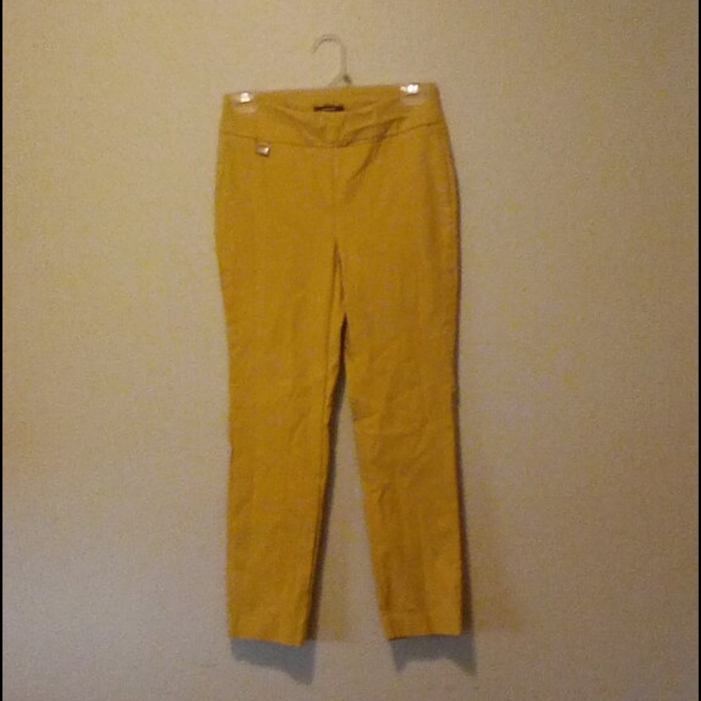 Mustard yellow pants